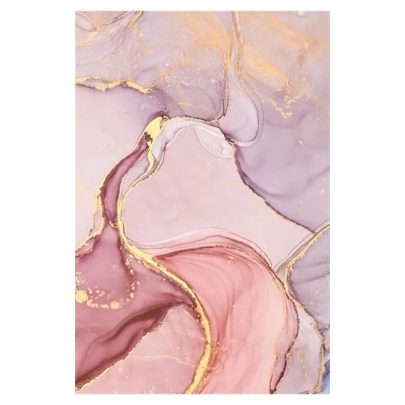 Sonho rosa ouro menina tapete quarto cama abstrato pintura a óleo padrão corredor estilo princesa roxo floral mat209v