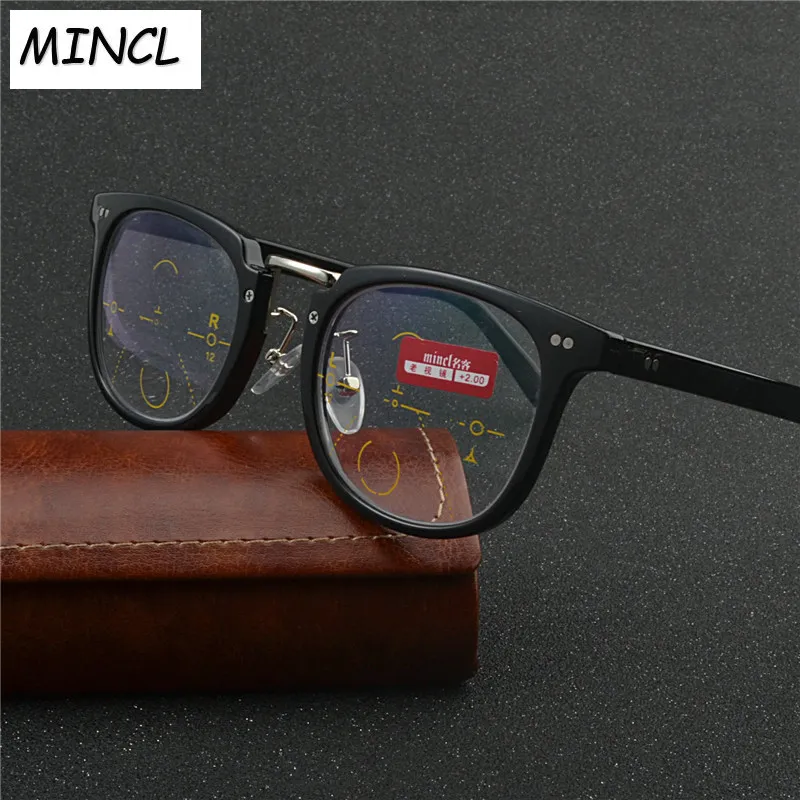 Sonnenbrille 2021 Frauen Multifokale Linsen Lesen Brillen Mode halb Rand Progressive Square Diopter FML12918