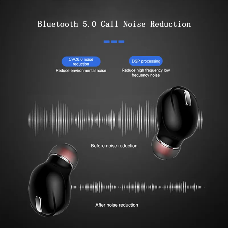 Mini X9 Wireless Bluetooth Earphone Headphones Sport Gaming Headset with Mic Hands Stereo Earbuds For Xiaomi all phones 506257859