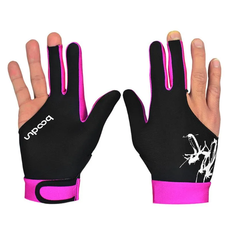 Перчатки JAYCOSIN с пятью пальцами, зимние перчатки из спандекса для снукера, перчатки для бильярда с тремя пальцами, открытые для левой и правой руки L5010031230u