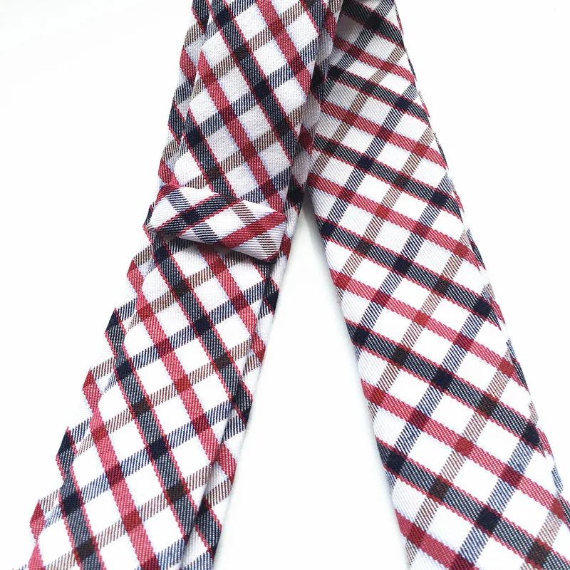 Krawaty szyi 5 5 cm bawełniane lniane wysokiej jakości chude krawat męskie klecia gravata corbata estrecha hombre dla mężczyzn mfrs corbatas lote235y