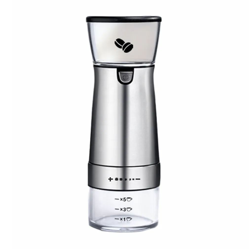 Electric Coffee Grinder Coffee Bean Mill USB Coffee Bean Grinding Pepper Grinding Machine Portable Kitchen Tools Large Cup Tea