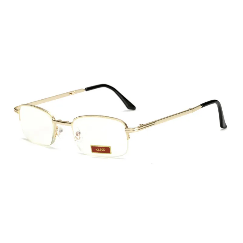 캐주얼 스타일 접이식 독서 안경 남성 여성 접이식 장로 안경 브랜드 욕구 휴대용 과비아 안경 남자 6441234L