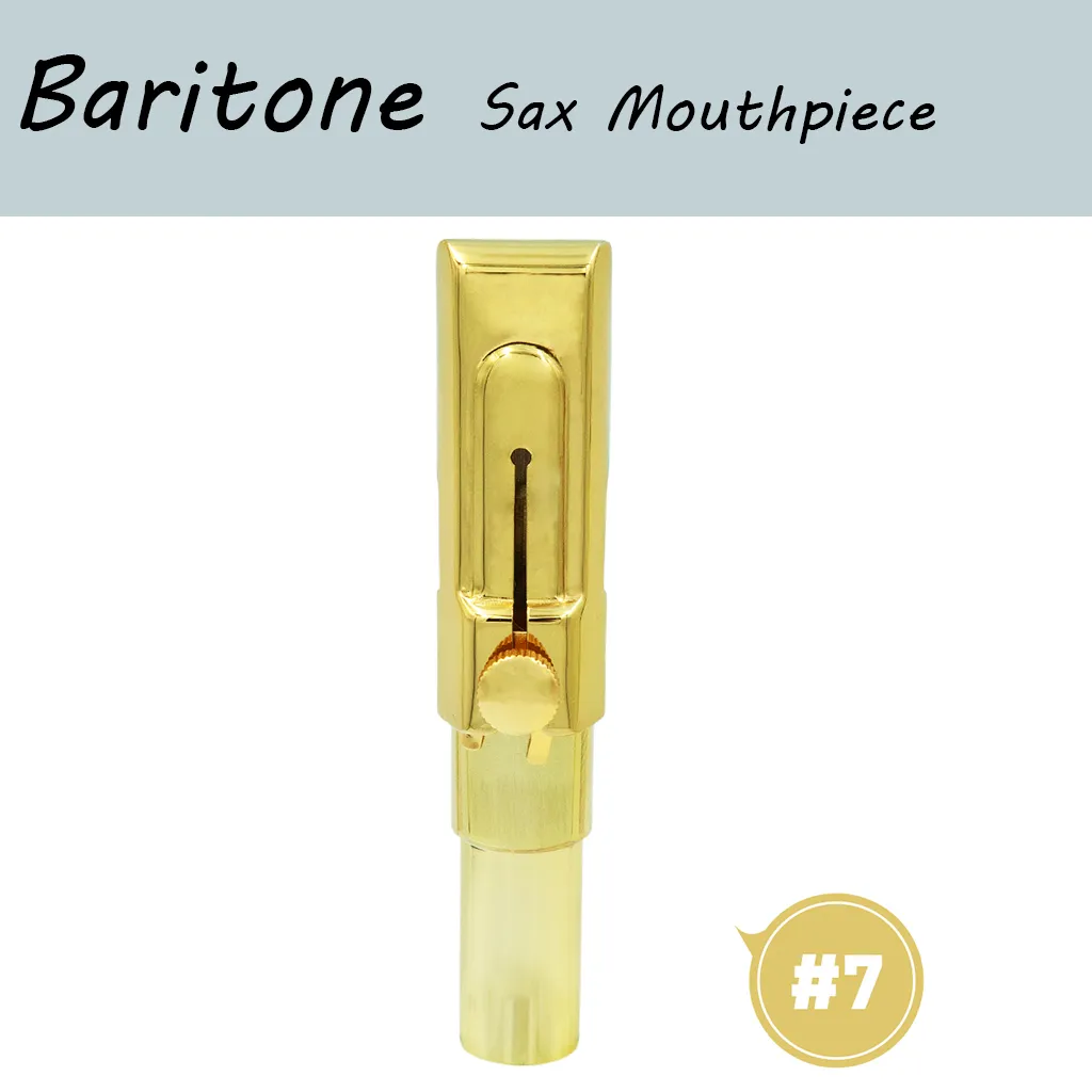 Naomi Professional Baritone Saxophone Poince Bass Metal Metal Advanced Sax Mouth Pieces Taille 71099818