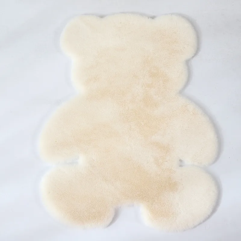 Mattor tecknad päls björn matta baby barn rum mattan golvmatta
