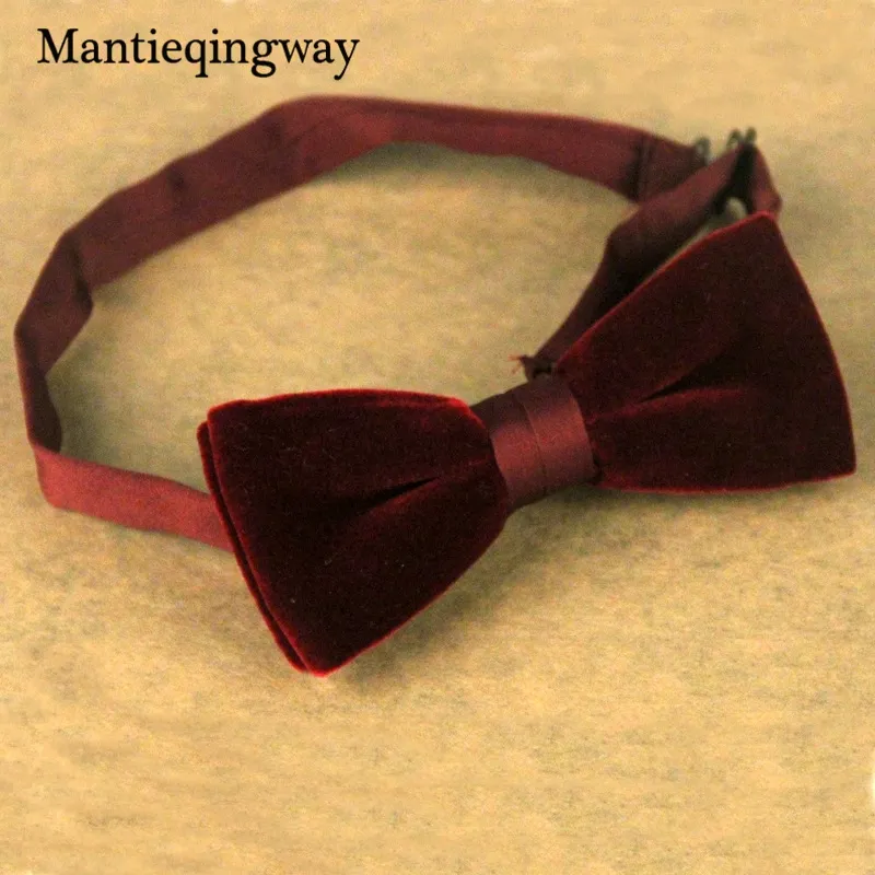 Mantieqingway mäns båge slips