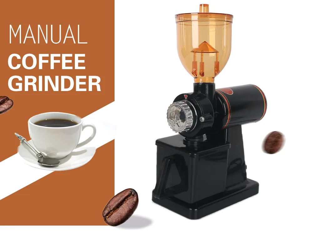 Portable Commercial Electric Coffee Mlask Frezarka Coffee Fresh Mills Mills Mills Ekspres do kawy 110V / 220 V 15kg / h