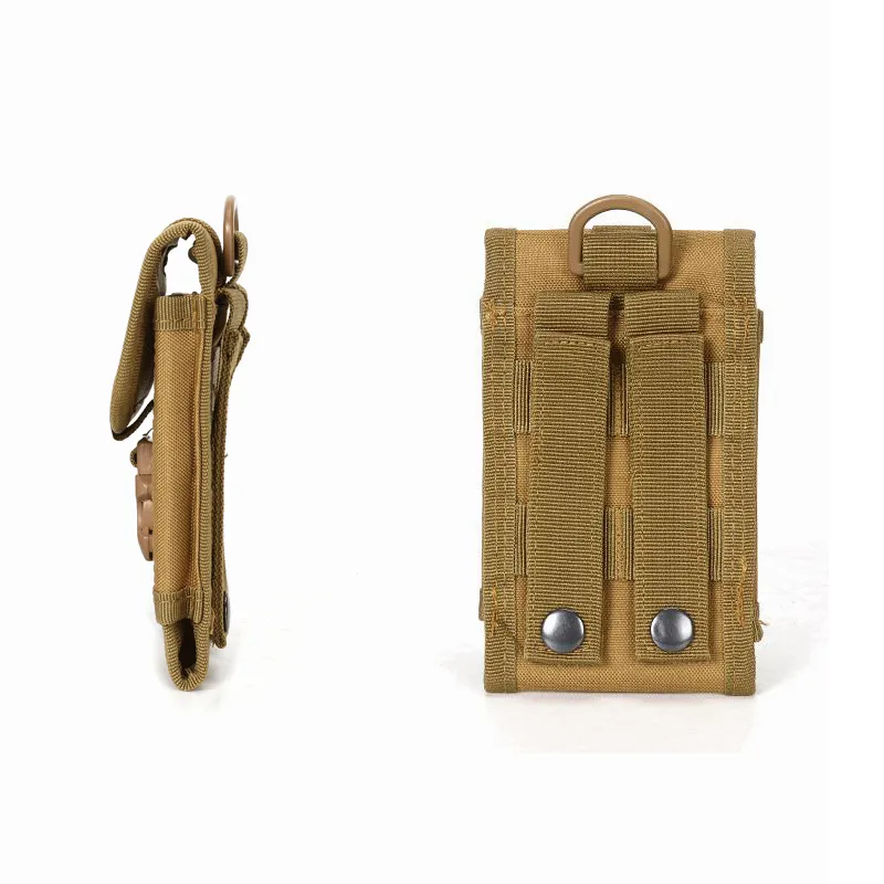 Mochila tática Molle Bag Bolsa Bolsa de correia 600D Casos de telefone de nylon ao ar livre camuflagem de camuflagem de caça à caça da cintura de viagem Bag222b