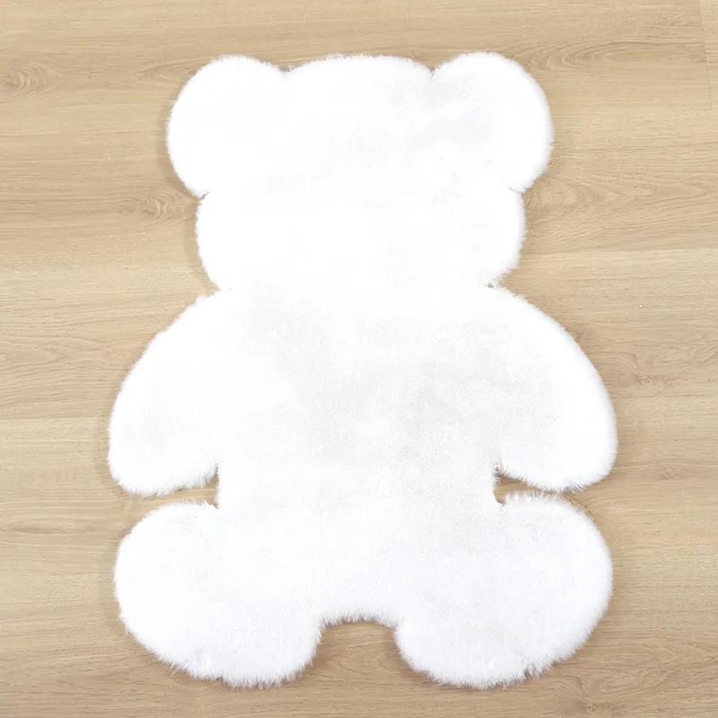 Mattor tecknad päls björn matta baby barn rum mattan golvmatta