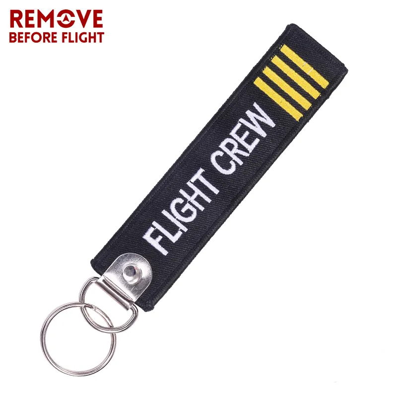 Keychains 30 st Flight Crew Keychain for Aviation Gift Brodery Key Chain Fashion Jewelry Promotion Christmas Gifts1275Z