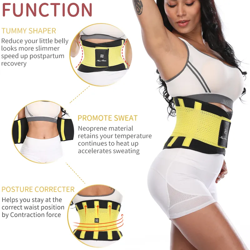 Cinturón de fitness Xtreme Power Thermo Body Shaper Entrenador de cintura Recortador Corsé Cinturón Cincher Wrap Entrenamiento Fajas Adelgazantes 1354558