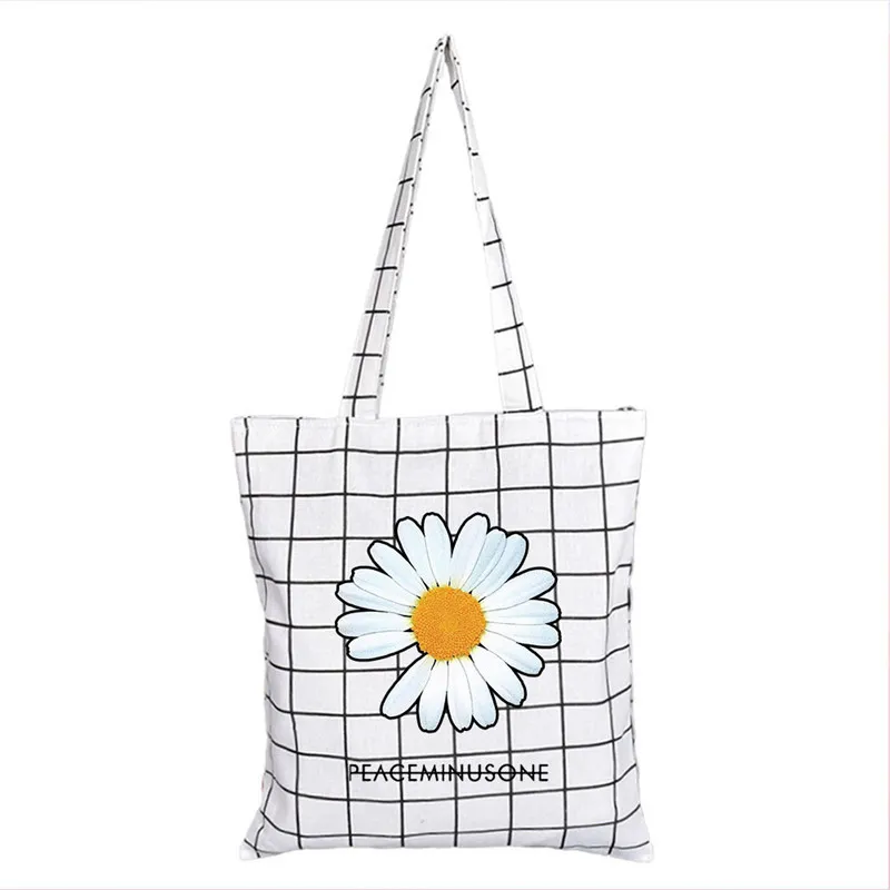 KPOP G-Dragon Daisy Stampa Borsa la spesa PEACEMINUSONE Borsa la conservazione della protezione ambientale Borsa studenti Borsa di grande capacità FH598 200919