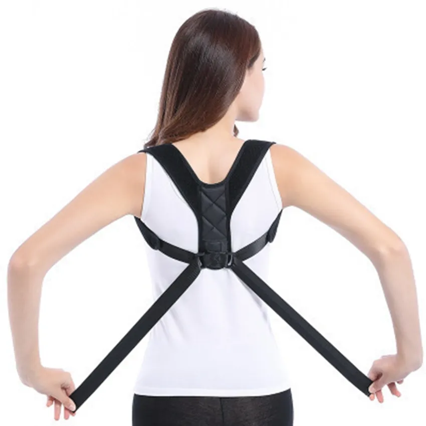 調整可能な姿勢補正装置背中の肩のサポート正しいブレースベルト男性女性のブレースは後ろの肩の姿勢補正をサポート