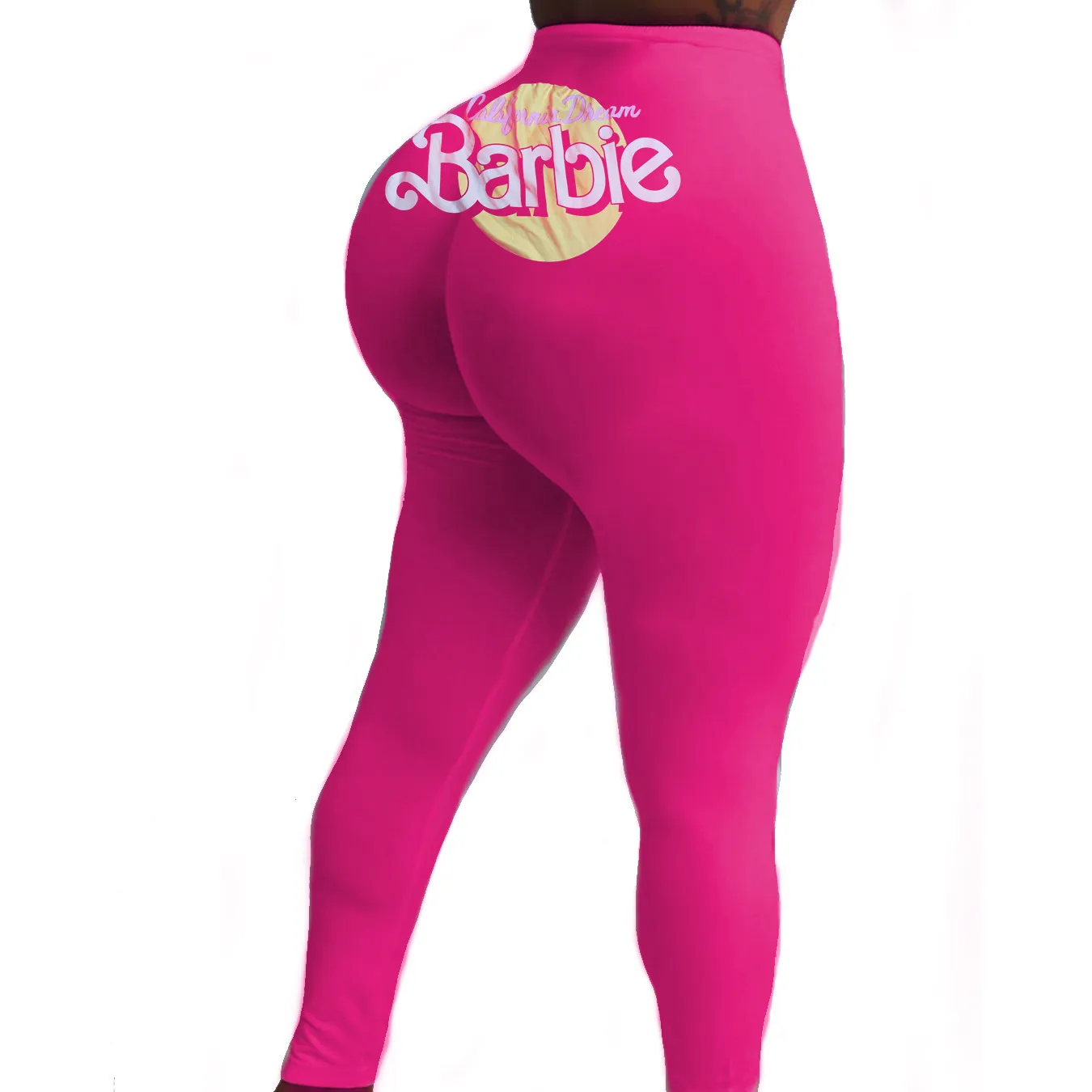 Kvinnor Yoga byxor Sexig Slim Personifiera mönsterbokstäver Tryckta Leggings Ladies Nya Fashion Tight Byxor Kläder 2020