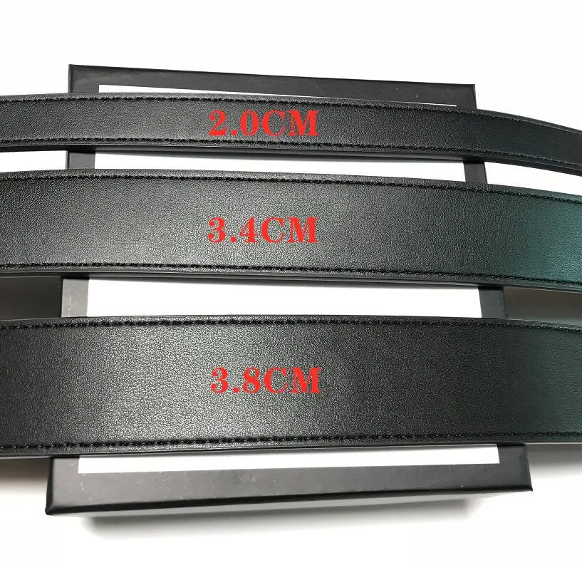 Fashion belt European Designer Letter buckle belts 2 0cm 3 4cm 3 8cm width belt men and women Classical strap waistband with box297J