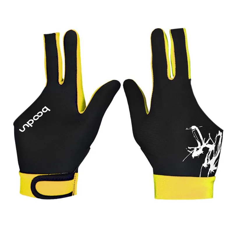Перчатки JAYCOSIN с пятью пальцами, зимние перчатки из спандекса для снукера, перчатки для бильярда с тремя пальцами, открытые для левой и правой руки L5010031298f