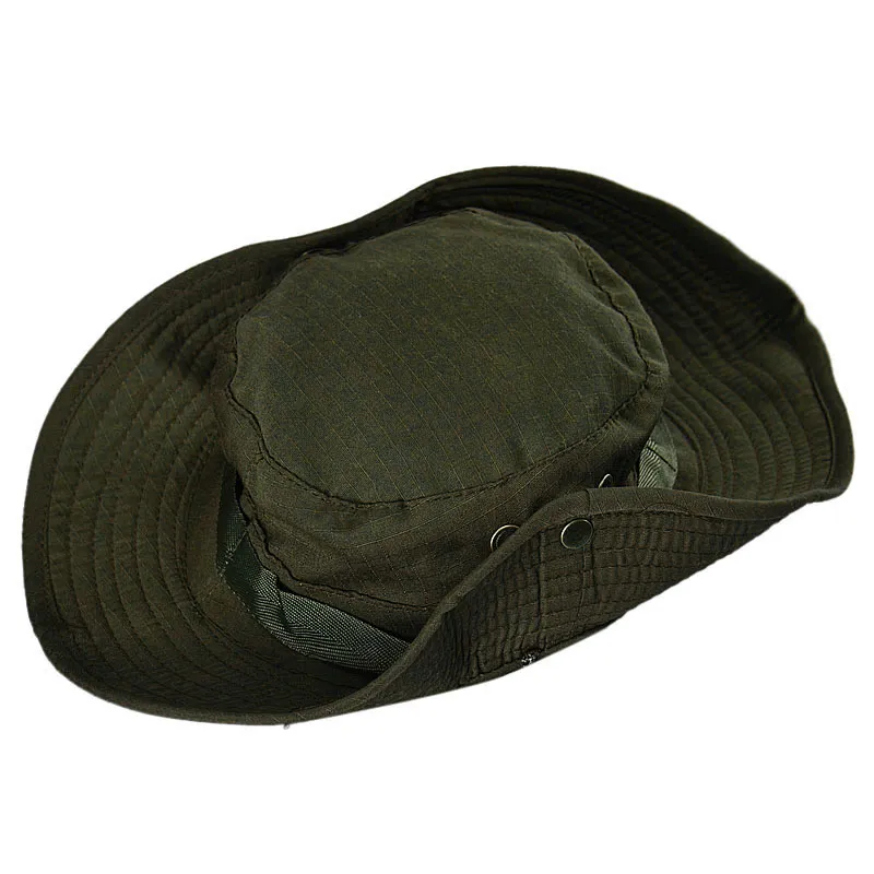 Hoed emmer hoed boonie vissen outdoor wide cap unisex rand jagende pet camouflage zonneschijn wandelen 10 31294Z