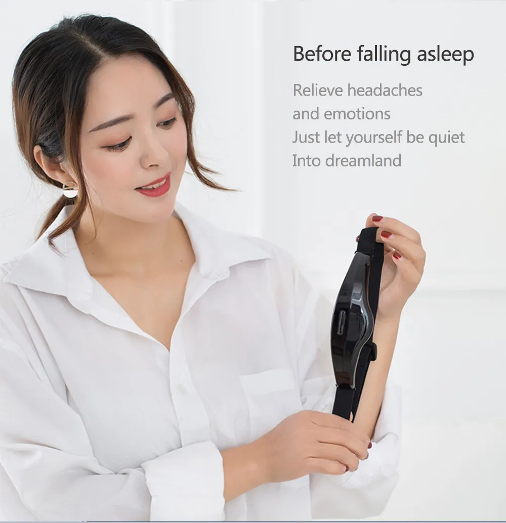 Electric Sleep Instrument drahtloses Akupunktur -Kopfmassagebegleiter intelligentes Schlafstörungen zur Verbesserung der Angstzustände