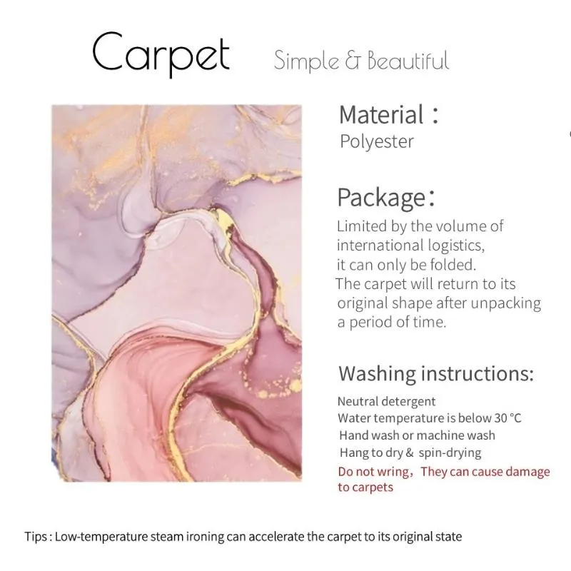 Sonho rosa ouro menina tapete quarto cama abstrato pintura a óleo padrão corredor estilo princesa roxo floral mat209v