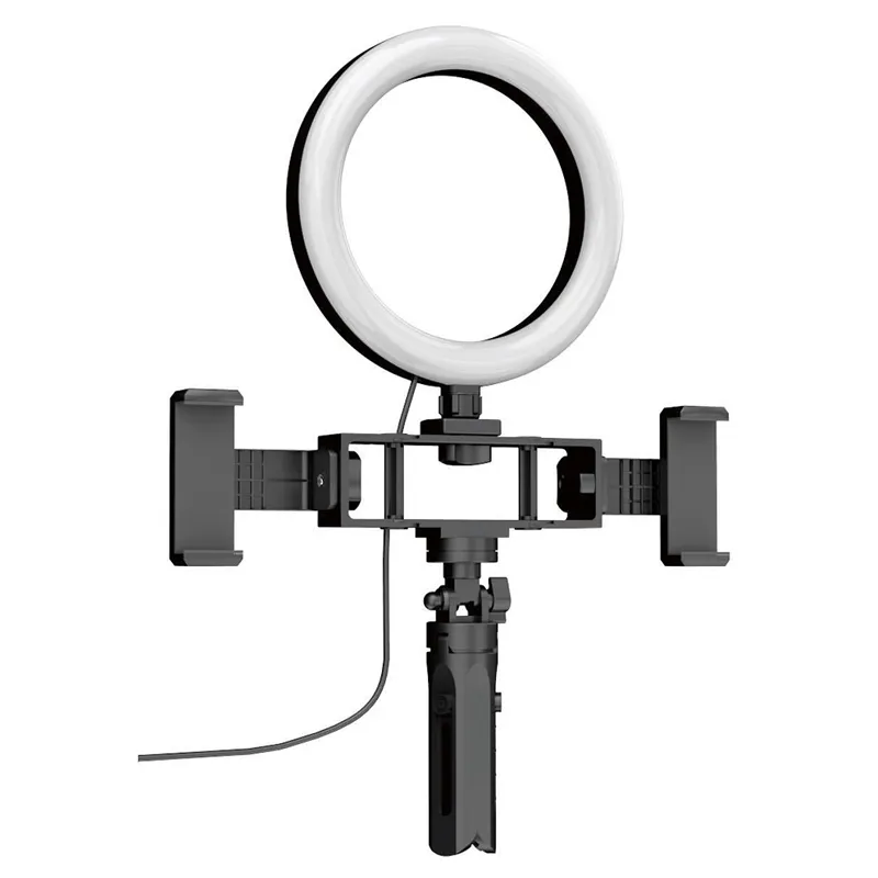 K316 Selfie Ring Fill Tripod Stand Tripod Stand Dimmable الهاتف المحمول ماكياج ماكياج مصباح K320 K315