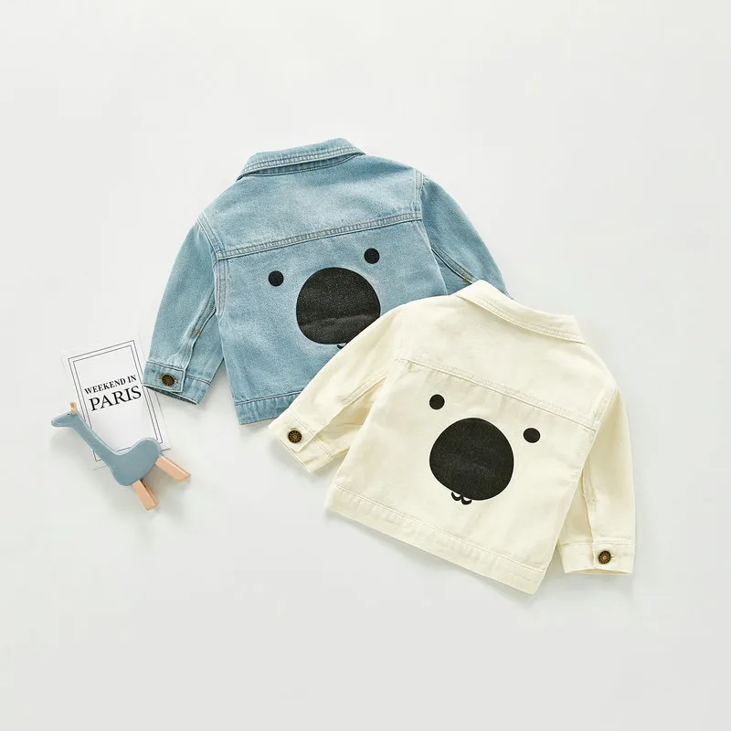 Denim Winter Autumn Jacket For Baby Girl Boy Cardigan Clothes Dog Cartoon Costume Jeans Outerwear For Newborn Infant Fall Korean 18809459