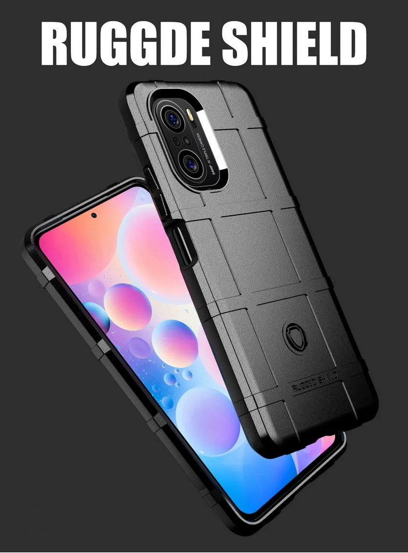 Casos para Xiaomi Poco F3M3 Shell Rugged Caso de borracha à prova de choque para Redmi K40 Pro Plus Proface Protective Back Cover