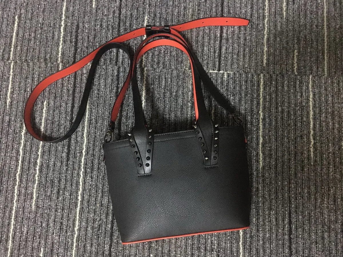 2020 Borsa Di Moda Cabata Designer Borsoni Rivetto In Vera Pelle