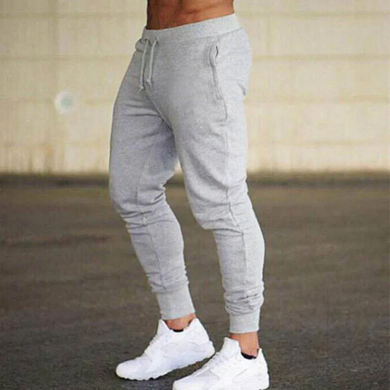 Spring Herfst Gyms Men Joggers Zreetbroek Heren Joggers Broek Sportkleding De hoogwaardige bodybuilding broek 201109