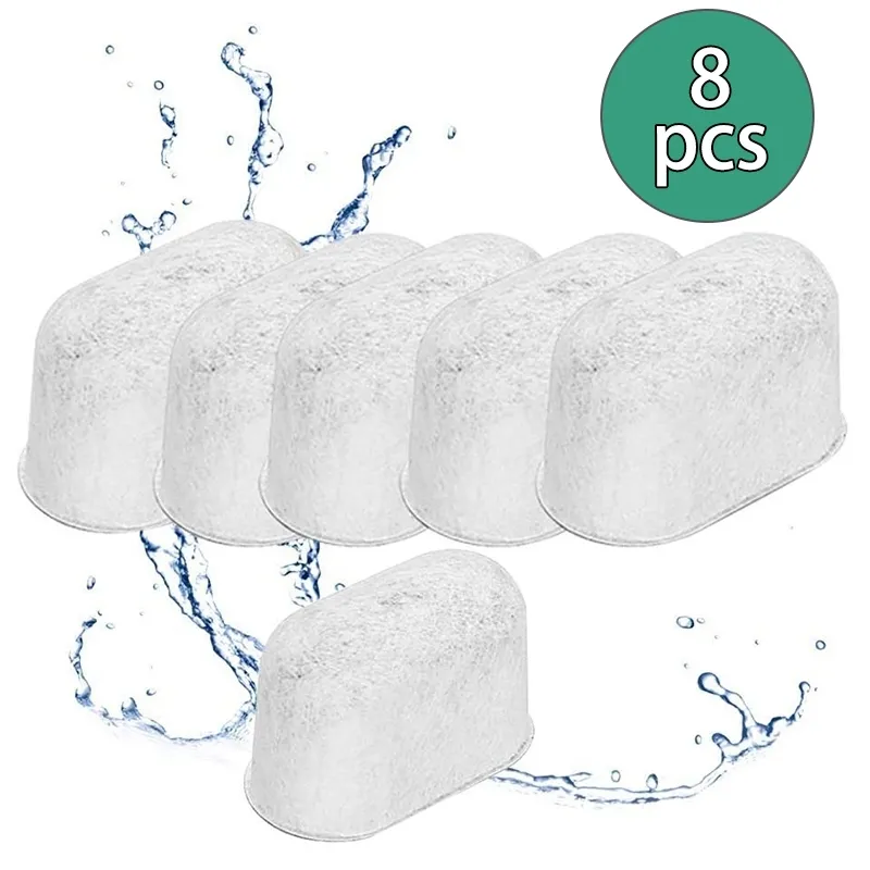 Paquete de 8 filtros de agua compatibles Breville BWF100 para filtros de agua de cafetera Breville Espresso s C1030238P