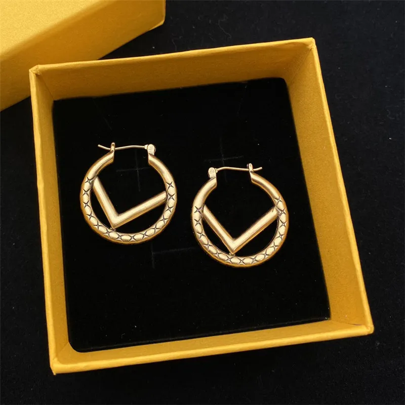 Argent sterling charme d'oreille Femmes Luxurys Designers Bijoux Fashion Hoop Boucles d'oreilles Gold Ored Ored Ladies Party Wednam 300h