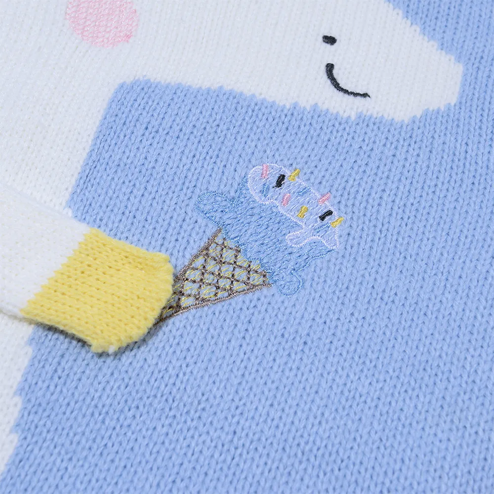 赤ちゃんスウォードの柔らかい暖かい赤ちゃんの毛布のベビーカーカバーヨーロッパのニットボタンとふわふわの暖かいユニコーン寝袋LJ201105