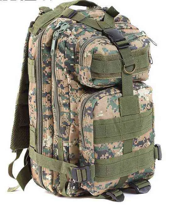 Для вентилятора армии 20 ~ 35L большая вместимость на открытом воздухе военный тактический рюкзак на открытом воздухе путешествие туризм туризм медик первая помощь G220308