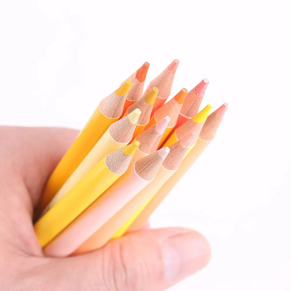 180 crayons de couleur en bois Set 2B huile stylo coloré pour enfant peinture professionnelle dessin papeterie arc-en-ciel couleur stylo fournitures 201223