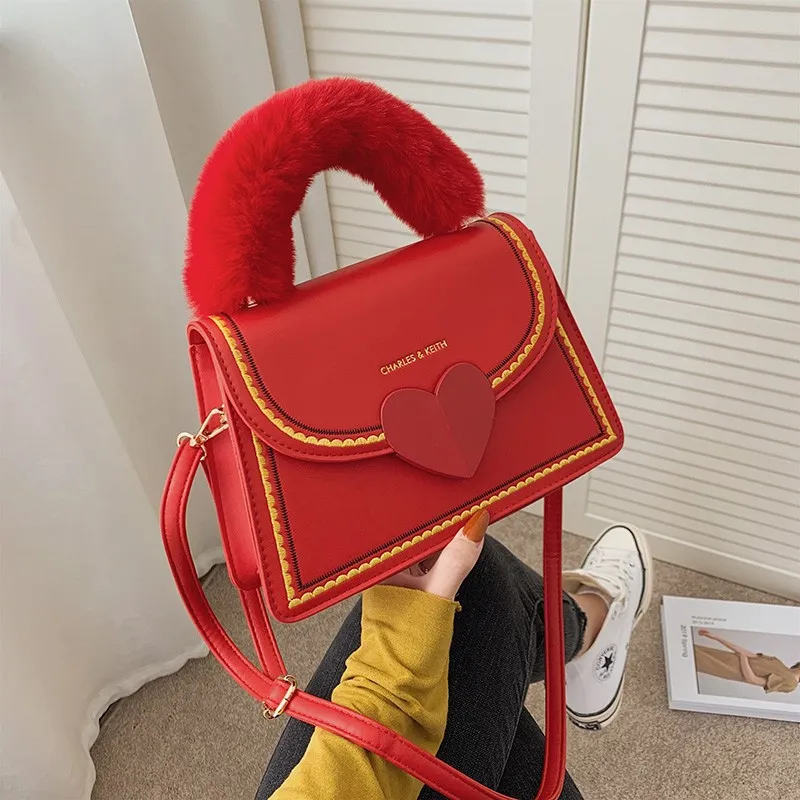 HBP messenger bag handbag handbag designer New design woman bag quality texture fashion fashion shoulder bag Fluff Casual