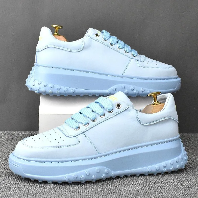 Luxury Designer Business Wedding Dress Shoes Fashion Breathable Lace Up Casual Daily Little White Sneakers Classic Wear Resitant Men Walking Loafers