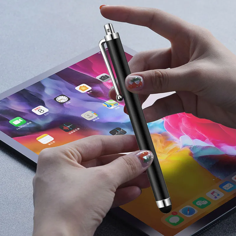 Mosible Universal Stylus Kalem Çizim Tablet Kapasitif Ekran İktira Kalem İPad iPhone Samsung Xiaomi Cep Telefonu