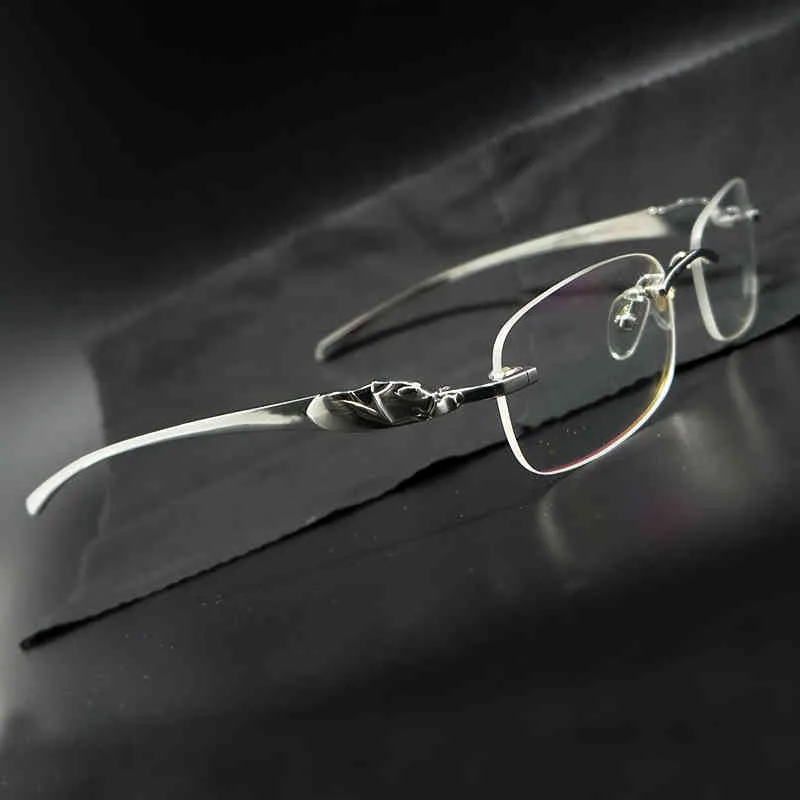Clear Eyeglass Frame Carter Panther Desinger Brand Eye Glasses Spectales Frame Fill Prescription Eye Glasses Frames for Men
