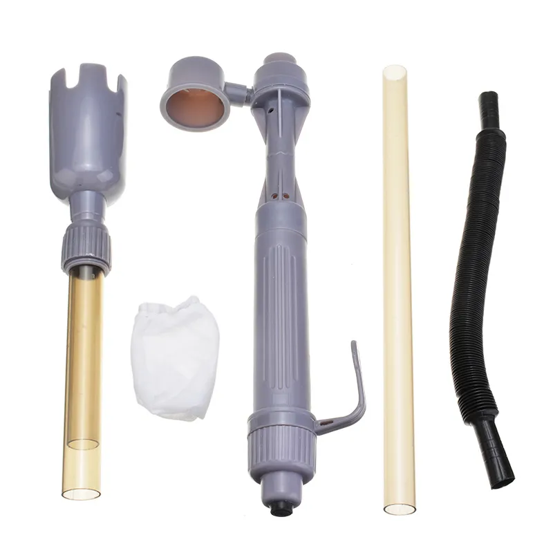 RIUM Electric Siphon Vacuum Cleaner Tool Water Filter Pump Fish Tank Gravel Washer Changer Y200917