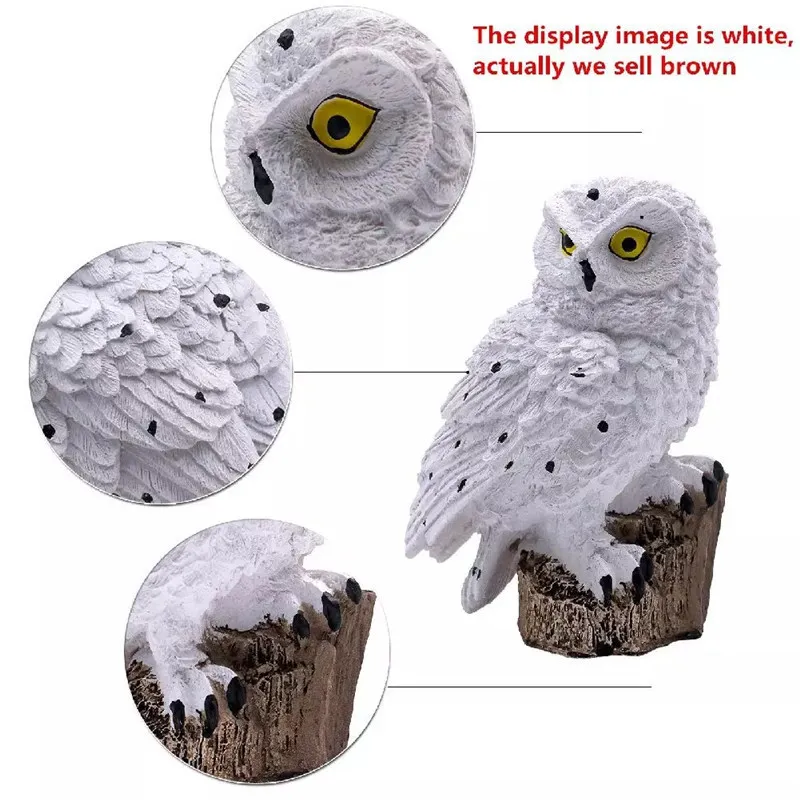 Owl Solar Light with Solar LED Panel Fake Owl Waterproof IP65 Outdoor Solar Powered Led Path Lawn Yard Garden Lamps Decor T200117265a