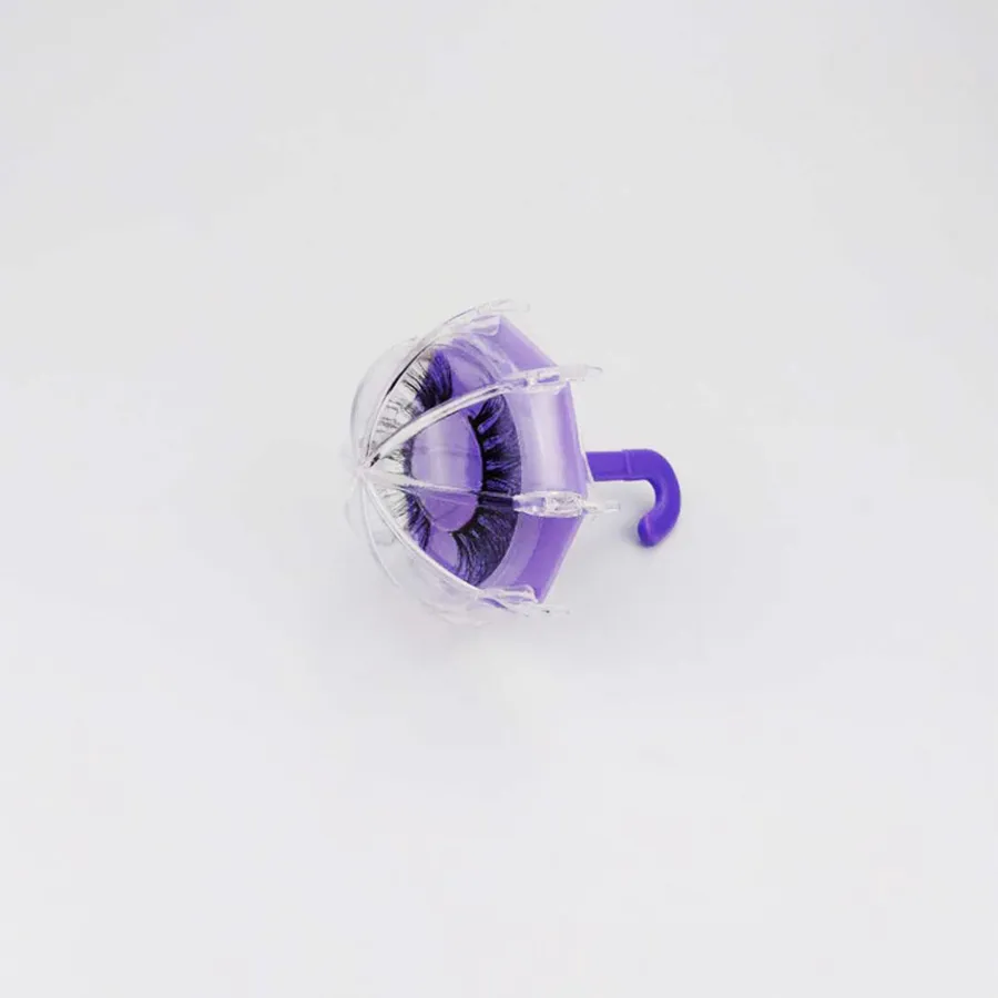 Baschette pacchetti di ciglia 3D in visone di ciglia false confezione ciglia vuote Case di ciglia creative a forma di ombrello Packaging5010714