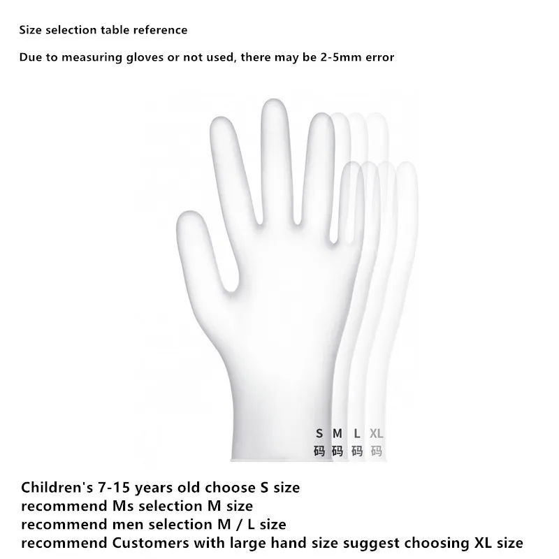 housework nitrile gloves Disposable gloves food grade PVC gloves Kitchen dishwashing cleaning protection gloves,J20033 201021