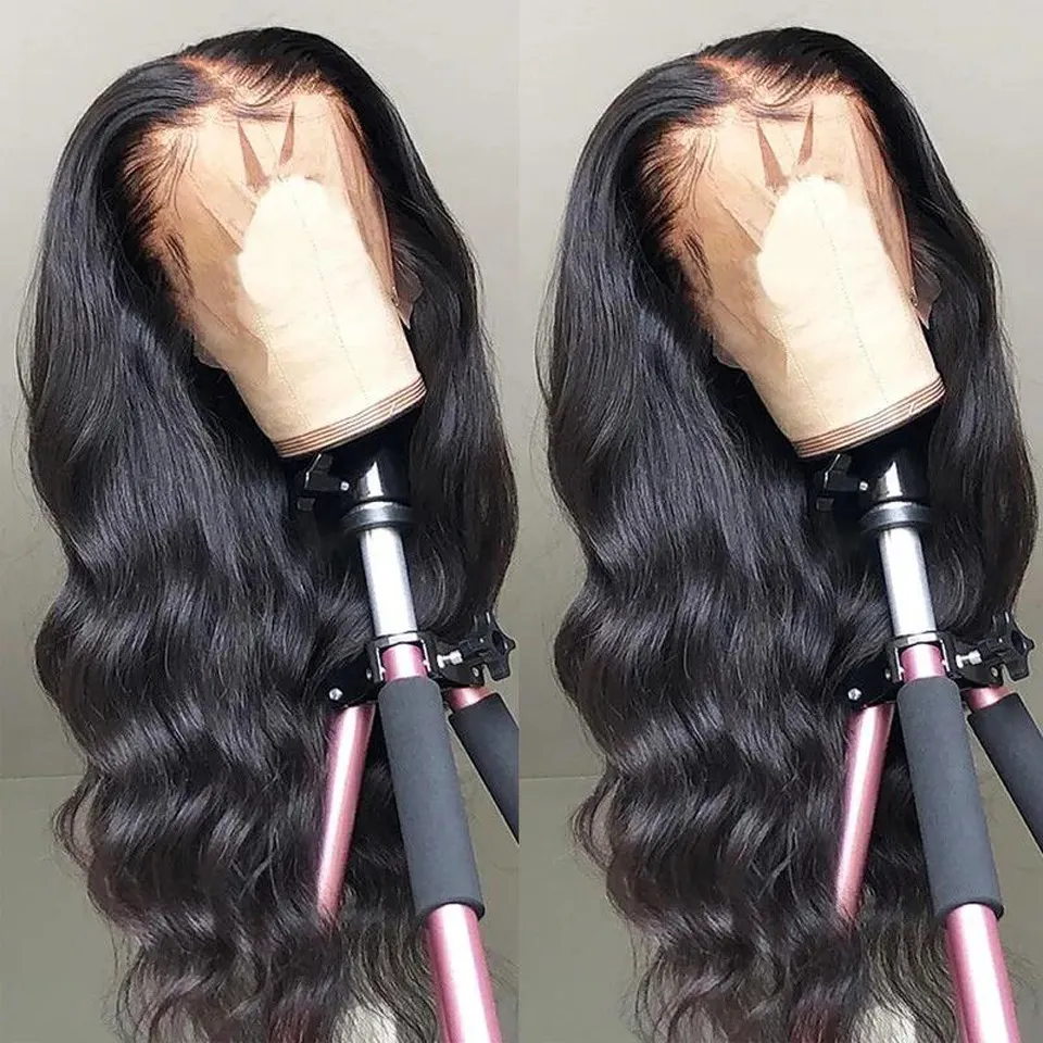 Long Brazilian Body Wave Lace Front Wig 28 30 32 34 36 38 40 Inches Lace Front Human Hair Wigs Pre Plucked Remy Lace Wigs1016446