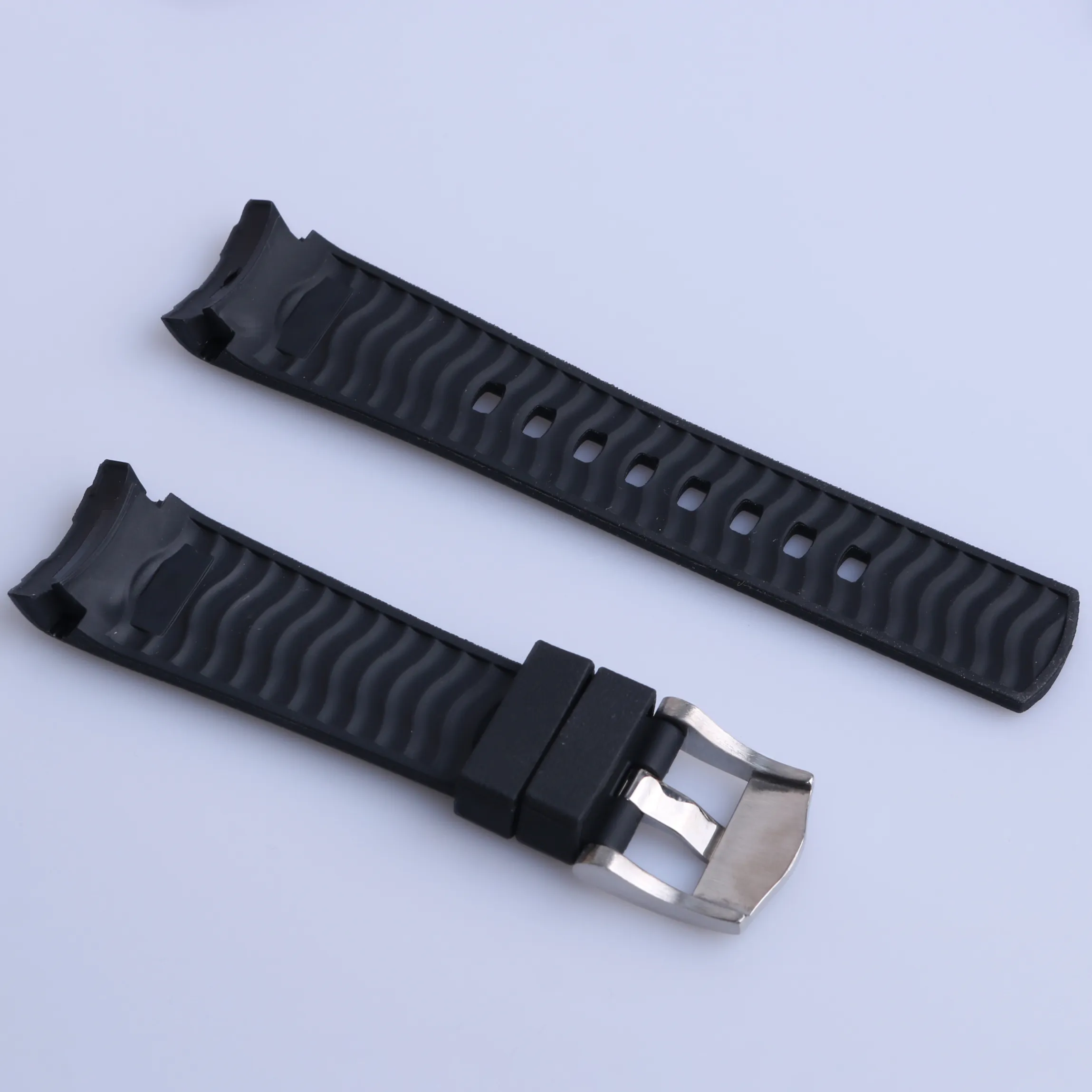 20mm 22mm Watch Accessories Band för Omega Blue Black Orange New Seamaster Cosmic Ocean at Series Watch Chain Watch Band MM Silico282s