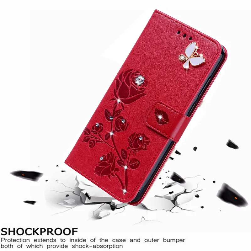 Flower Phone Case für Samsung Galaxy A03 A13 A13 4G 5G A22 A32 A33 A41 A42 A50 A52 A53 Flip Leder Stand Book Cover Zurück Etui
