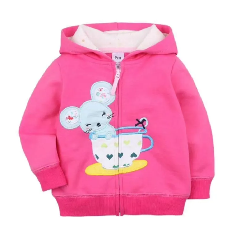 babyjas 2020 herfst babyjongen meisjes kleding lange mouwen hooded jas mode tops rits katoen 9m-3t baby kleding LJ201023