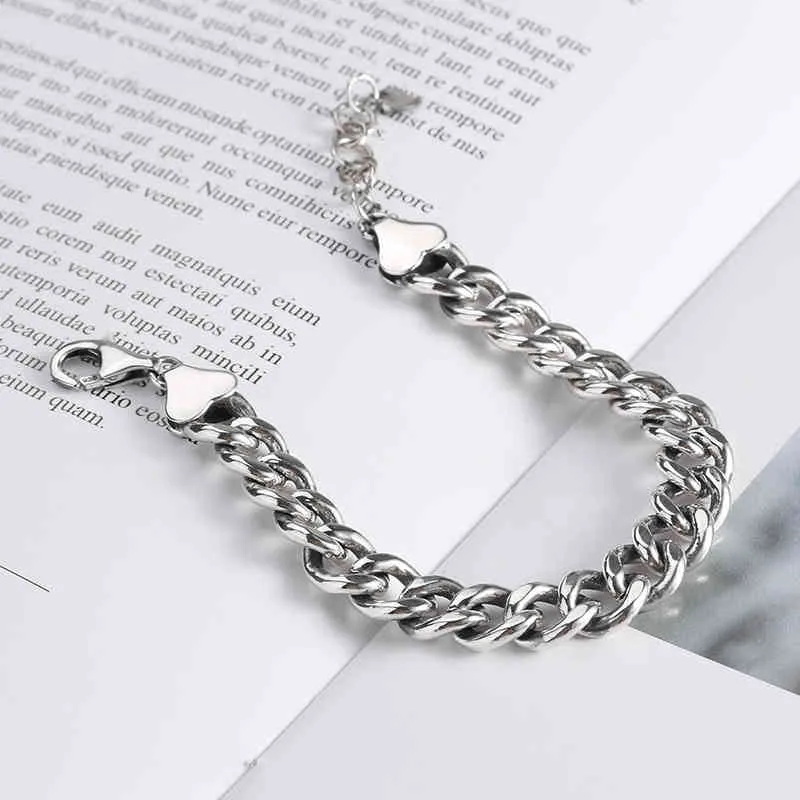 925 Bracelet en argent sterling pour les femmes Chaîne de réservoirs Cadeaux de bijoux thaïlandais réglables SB4935250864