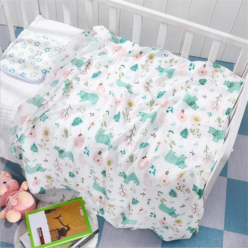Couvertures d'emmaillotage en mousseline de bambou pour bébé 110 * Couverture d'emmaillotage en bambou pour bébé nouveau-né