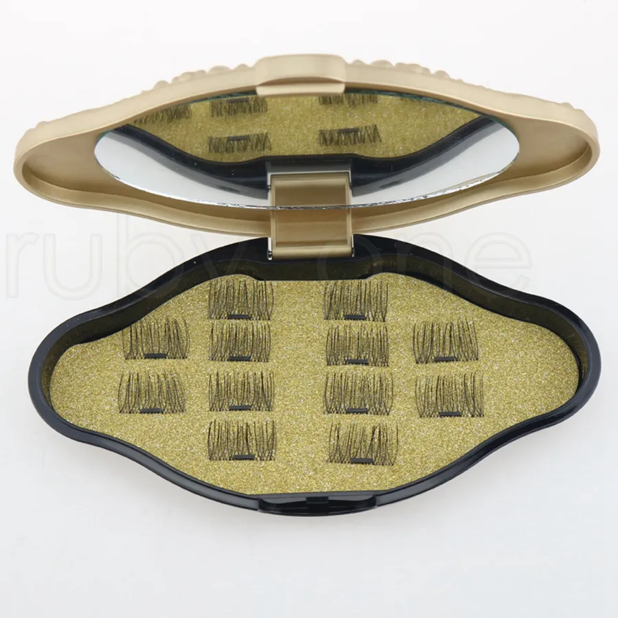 Cils magnétiques 3D faux cils aimant Invisible cils de vison 3D avec pince à épiler faux cils à bande complète épaisse