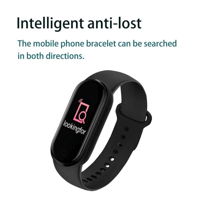 M6 Smart Wristbands Bracciale Orologio Frequenza cardiaca Pressione sanguigna Bluetooth Pedometro Fitness Tracker Sport Smartband iPhone Xiaomi Huawei