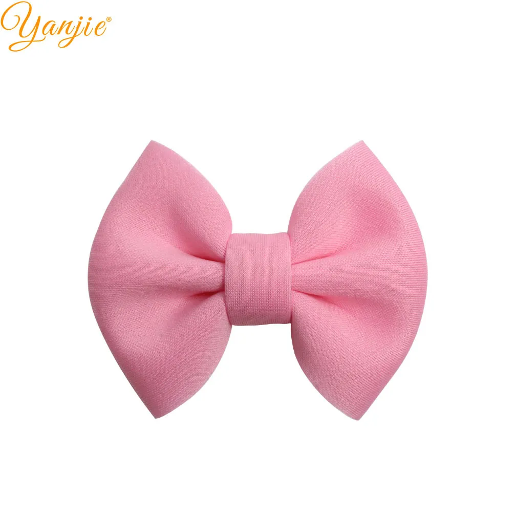 / 4 '' Puff Hair Bows Pour Filles Chic Puff Bow Pinces À Cheveux Barrette Enfants DIY Hairbow Hiver DIY Cheveux Accessoires LJ201226